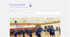 Desktop Screenshot of gymdandies.org