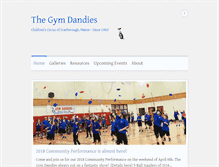 Tablet Screenshot of gymdandies.org